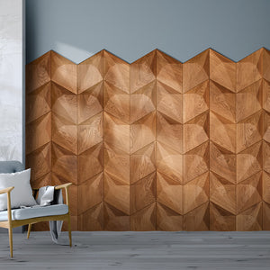 Create Wall Art With Form At Wood - Diamond