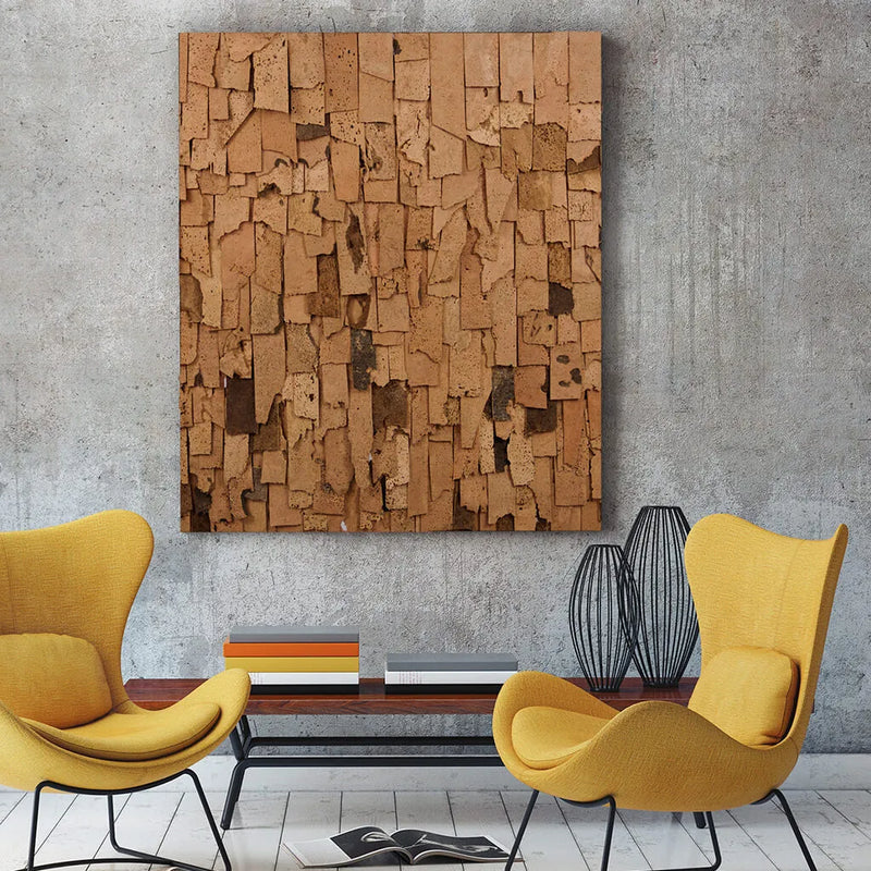 Rustic Natural Cork Wall Panels - Scales Design – Designer Walls Shop