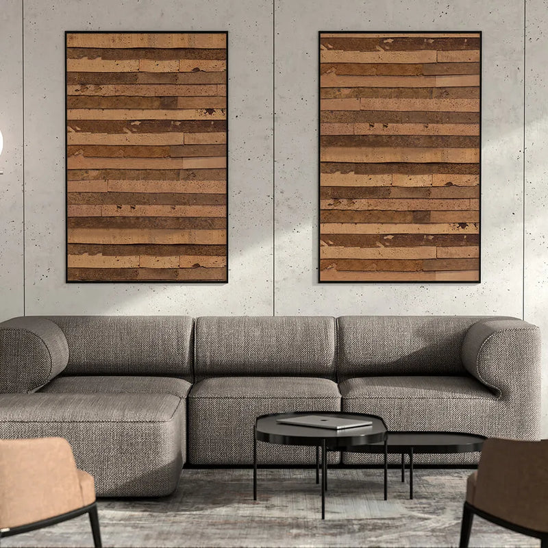 Cork 3D Wall Claddings