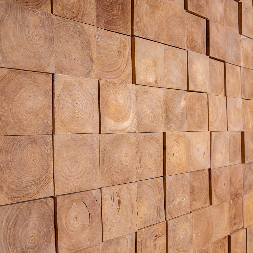 Teak Wood Wall Panels - Tribal Teak 1sqm Box