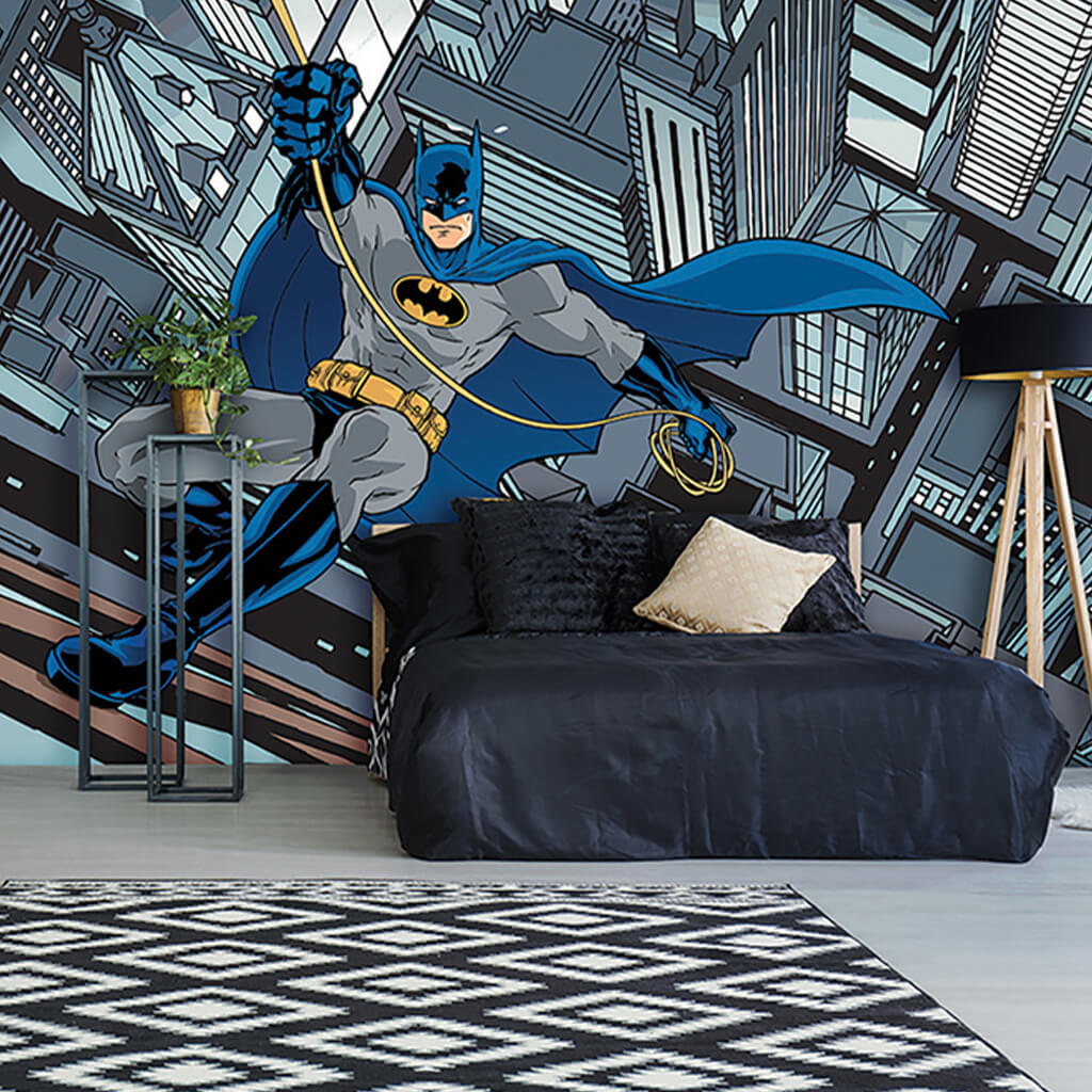 Warner Brothers Mural - Batman Gotham City – Designer Walls Shop