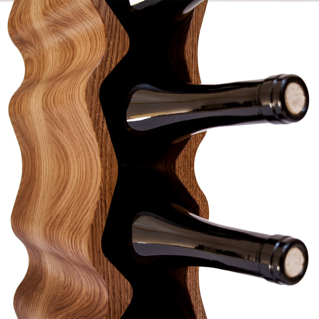 Wooden Wine Rack Awry Original