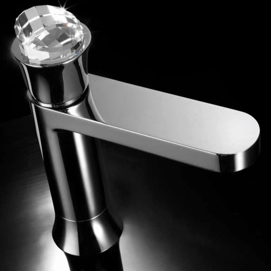 Swarovski detailed Maier tap. Featuring a Swarovski crystal head.