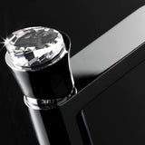 Close up of the Swarovski detailed Maier tap with the crystal head named Stage.