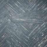 Blue peel and stick wood planks for interiors