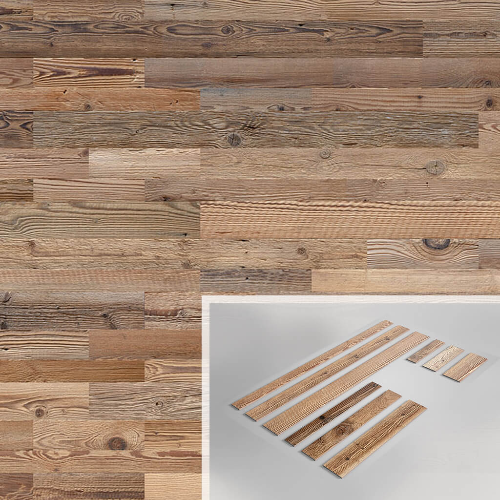 Wood Wall Latvia Panels -  Reclaimed Talsi 1sqm Box